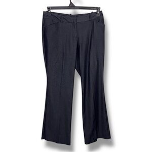 Petite 8 Worthington Dark Blue Dress Pants Stretch Trousers Classic Boot Cut